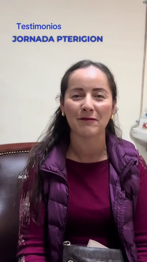 Portada del testimonio de paciente de pterigión: “Sentía que traía algo en el ojo”